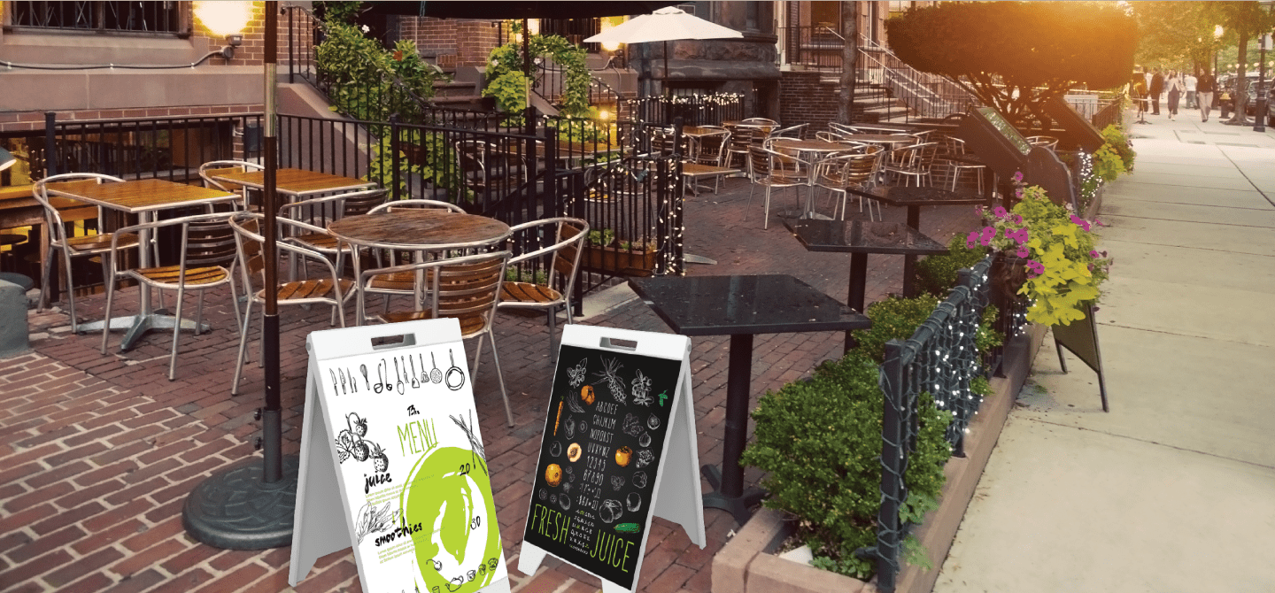 A Frame Signs & Sidewalk Signs [Affordable Custom Signage]